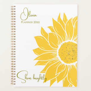 Agenda Chica inspirador personalizado Shine Brightly
