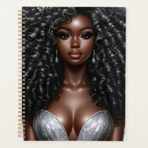 Agenda Chica negro magia melanina chicas de piel marrón s
