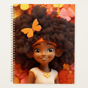 Agenda Chica negro magia melanina princesa chicas de piel
