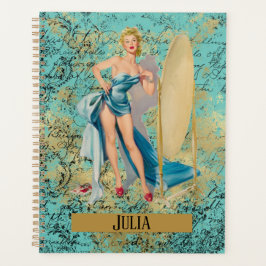 Agenda Chica Pinup en espejo personalizado