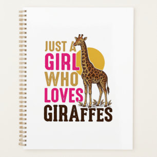 Agenda Chica Que Ama Camiseta Vintage De Jirafa Desi