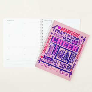 Agenda Chicas animan la tipografía púrpura