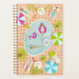 Agenda Chicas de bikini y chicos jugando al billar