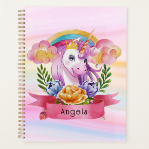 Agenda Chicas recortan el nombre personalizado morado del