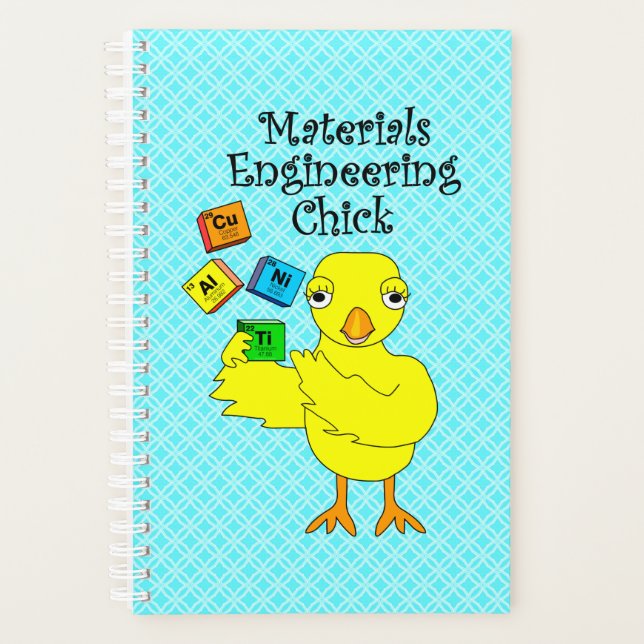 Agenda Chick de ingeniería de materiales (Anverso)