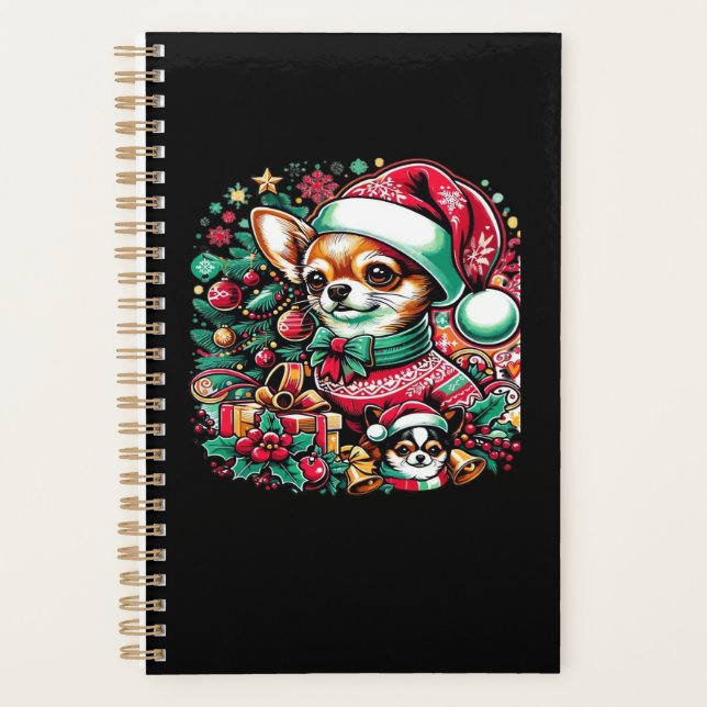 Agenda Chihuahua Christmas Cheer! Classic T-Shirt (Anverso)