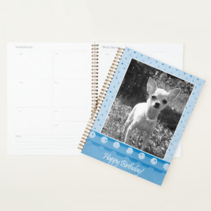 Agenda Chihuahua Dog Happy Birday