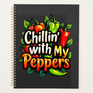Agenda Chillin' con mis pimientos - gráfico de chile colo