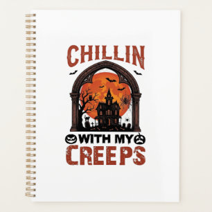 Agenda Chillin Creeps Halloween Casa Embrujada Luna Naran