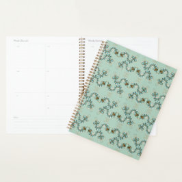 Agenda Chimera - Planner de caballitos de mar de pavo rea