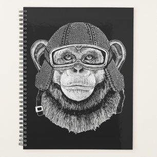 Agenda Chimpanzee Motorcycle Rider