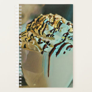 Agenda chocolate con crema de helado