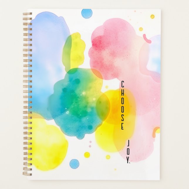 Agenda Choose Joy Monthly Planner (Anverso)