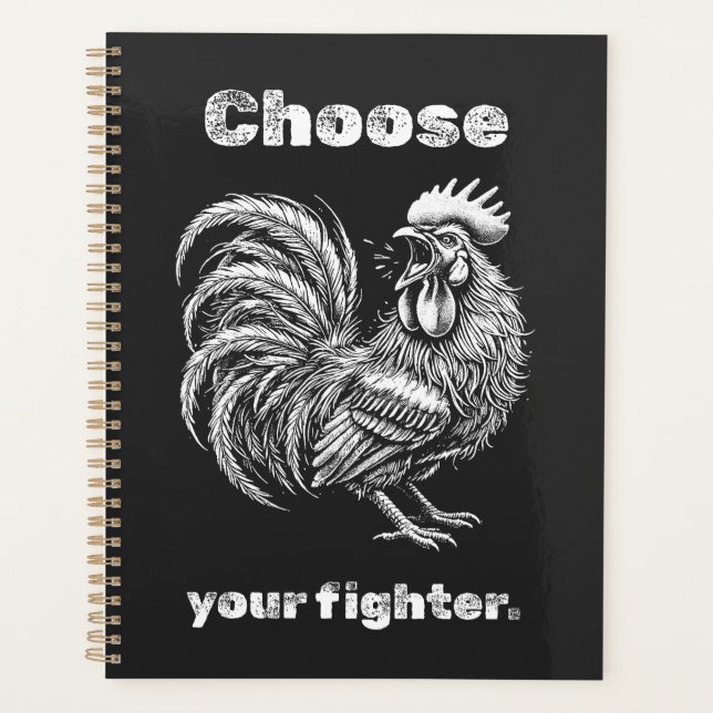 Agenda Choose Your Fighter – Demon Rooster. (Anverso)