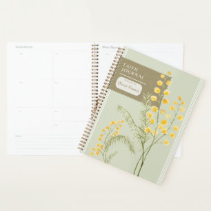 Agenda Christian Planner Faith Journal Flores Amarillas