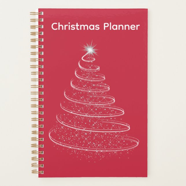 Agenda Christmas Planner: Holiday Organizer Notebook (Anverso)
