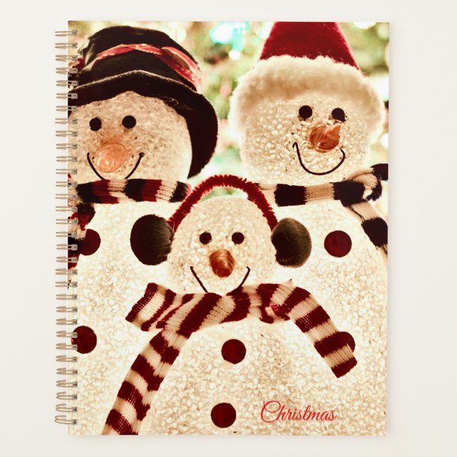 Agenda Christmas Vibes Snowman Celebration (Anverso)