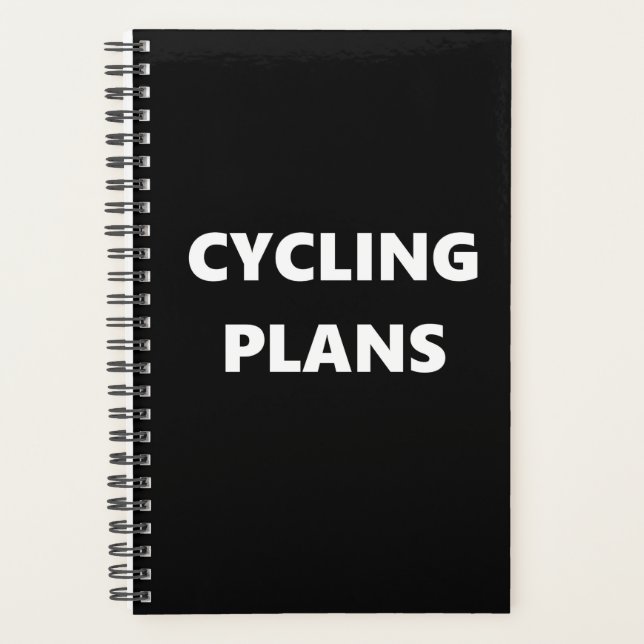 Agenda Ciclismo Planner Deportes Planes de Ciclismo (Anverso)
