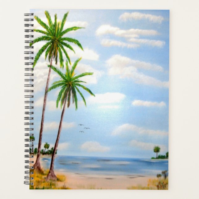 Agenda Cielo azul tropical (Anverso)