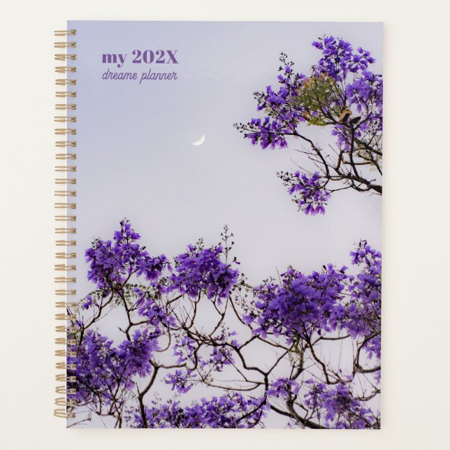 Agenda Cielo de jacaranda (púrpura/violeta) (Anverso)