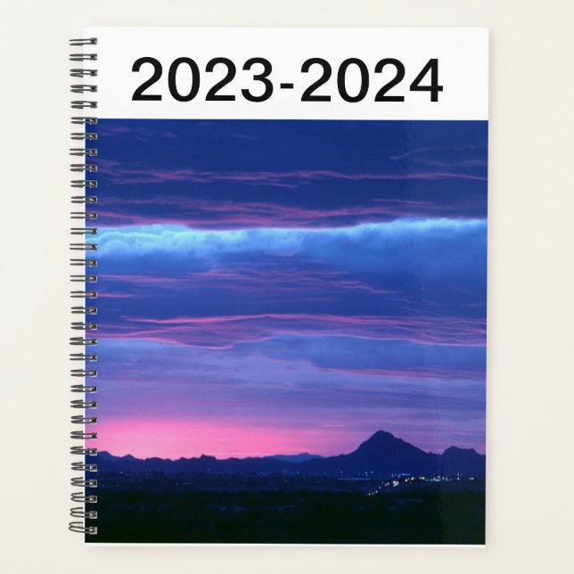 Agenda Cielo Rojo (Anverso)