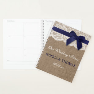 Agenda Cinta Naval En Boda Burlap & Lace