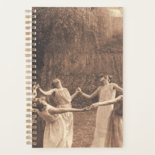 Agenda Círculo De Brujas Vintage Mujeres Bailando