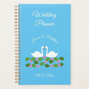 Agenda Cisnes blancas y nenúfares Bodas Personalizado