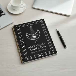 Agenda Cita Celestial Starry Crescent Moon