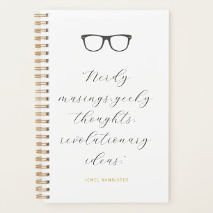 Agenda Cita de guión de lentes Wayfarer personalizada