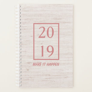 Agenda Cita de Linen Rubor 2019