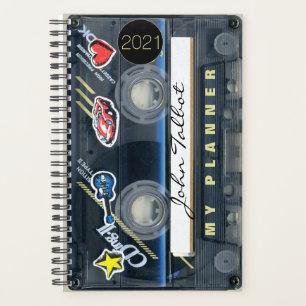 Agenda Cita de música de audio retro T3 personalizada Pl