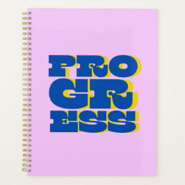 Agenda Cita de progreso para las resoluciones de Año Nuev