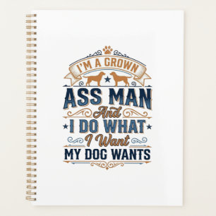 Agenda Cita divertida de dueño de perro Diseño vectorial