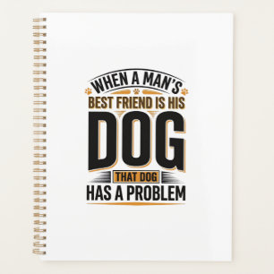 Agenda Cita Divertida de Perro Cuando el Mejor Amigo de u