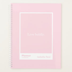Agenda Cita en bloque rosa pálido   Totalmente personaliz