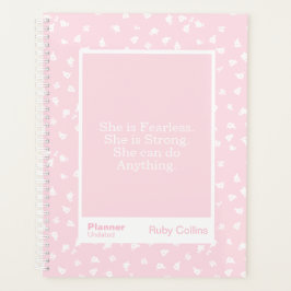 Agenda Cita Floral Minimal Rubor Sin Miedo