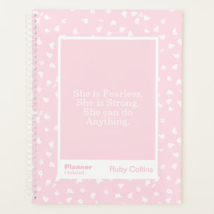 Agenda Cita Floral Minimal Rubor Sin Miedo