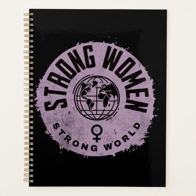 Agenda Cita Inspiradora de mujeres fuertes (Anverso)
