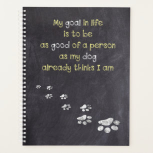 Agenda Cita Inspiradora del perro - Palabras de sabiduría