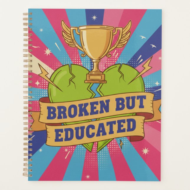 Agenda Cita Motivacional Rota Pero Educada  (Anverso)