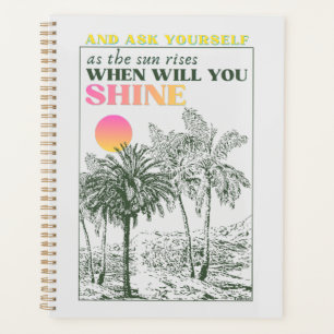 Agenda Cita retro inspiradora de autocuidado