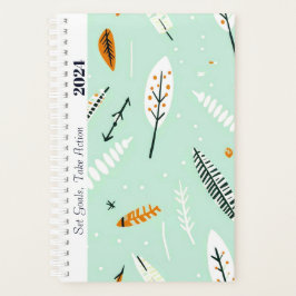 AGENDA CITACIÓN MOTIVATIVA PATRÓN BOHO CLÁSICO SENCILLO