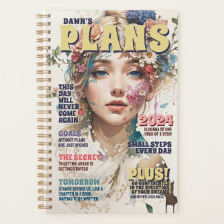 Agenda Citas de objetivos de portada de revistas personal