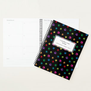 Agenda Citas de Salón de Mascotas Profesional Patas Color