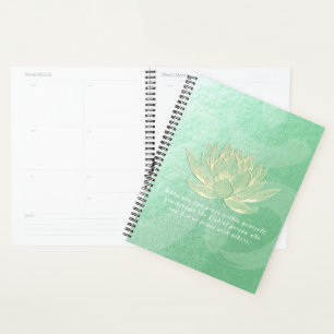 Agenda Citas del instructor de mediación de yoga de oro v