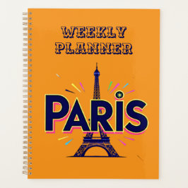 Agenda City of Lights: Bold Paris Typography Art