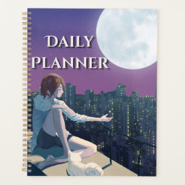 Agenda Ciudad bajo la luz de la luna "Planificador diario