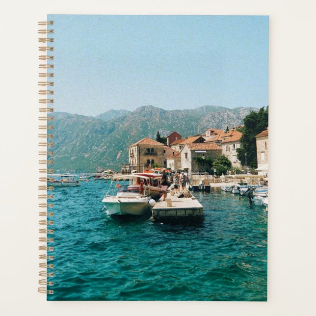 Agenda Ciudad costera de Perast, Montenegro (Anverso)