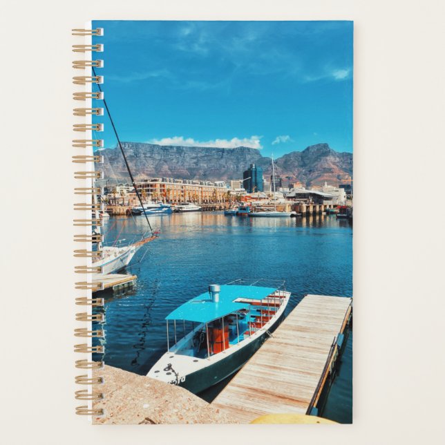 Agenda Ciudad del Cabo Table Mountain Harbour Sudáfrica (Anverso)